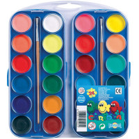 Carioca 24 acquerelli astuccio 24 pastiglie colori assortiti