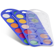 MOROCOLOR ACQUERELLI DIAM. 30MM CONFEZIONE 24 COLORI ASSORTITI