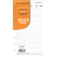 Ricambio Agenda 2026 Organizer Giornaliero con Planner 9,5x17 Media