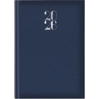 Agenda 2026 settimanale 17x24 cm gommato blu