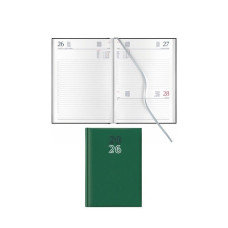 AGENDA 2026 MEDIA GIORNALIERA CARIBE 15X21 S/D ABBINATI VERDE