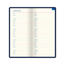 LETTS RUBRICA TASCABILE ICON SLIM POCKET ROSSO