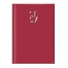 AGENDA 2027 SETTIMANALE 17X24 CM ROSSO RUBINO