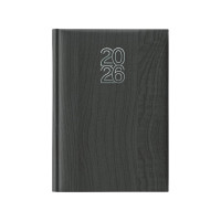 Agenda media 2026 giornaliera vertigo 15x21 s/d abbinati antracite