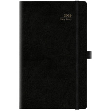 CANGINI AGENDA GIORNALIERA 2026 MAIORI CON ELASTICO – 13X21 CM NERO CANGINI AGENDA GIORNALIERA 2026 MAIORI CON ELASTICO – 13X21 CM NERO