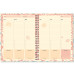AGENDA PERPETUA SETTIMANALE A SPIRALE 7 DAYS PLANNER 18X24 CM