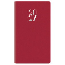 AGENDA 2027 SETTIMANALE TASCABILE 8X14 ROSSO