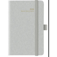AGENDA Pocket 2026 SETTIMANALE COPACABANA CON ELASTICO 9 X 14 CM GRIGIO