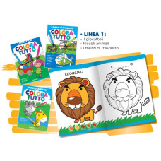 BLASETTI COLORA TUTTO LINEA ALBUM- 3 SOGGETTI ASSORTITI