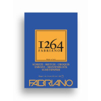 Fabriano 1264 album schizzi a4 90g collato blocco 100 fogli