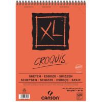 Canson album xl schizzo a4 croquis spiralato 120 fogli 90 gr.