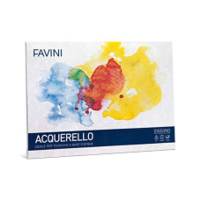 FAVINI ACQUERELLO FOGLI DA DISEGNO 10 FOGLI 35X50 GR. 340