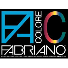 FABRIANO F4 COLORE ALBUM CARTONCINI COLORATI 33X48