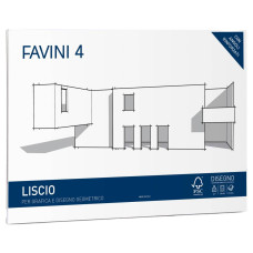 FAVINI 4 ALBUM DISEGNO 33X48 LISCIO 20 FG DA 220GR