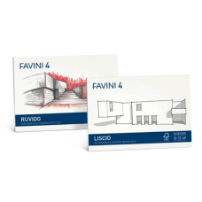 FAVINI 4 ALBUM DISEGNO 33X48 LISCIO SQUADRATO 20 FG DA 220GR
