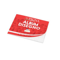 Pigna kids album disegno 24x33 quadretto 5 mm conf. da 10 album