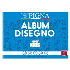 PIGNA KIDS ALBUM DISEGNO BIANCO 17X24 CONF 10 ALBUM