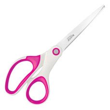 FORBICI DA UFFICIO LEITZ WOW ASIMMETRICA ACCIAIO INOX RIVESTITO DI TITANIO FUCSIA 20,5 CM