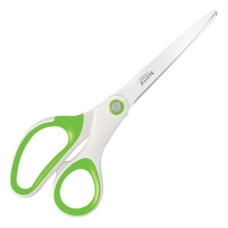 FORBICI DA UFFICIO LEITZ WOW ASIMMETRICA ACCIAIO INOX RIVESTITO DI TITANIO VERDE  20,5 CM