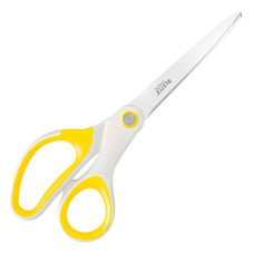 FORBICI DA UFFICIO LEITZ WOW ASIMMETRICA ACCIAIO INOX RIVESTITO IN TITANIO GIALLO METALLIZZATO 20,5 CM