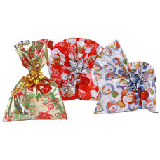 BUSTA PPL PERLATO 34X50 NATALE BAMBINI CONF.100 BUSTE