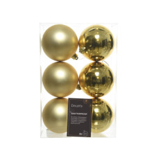 PALLINE DI NATALE 8 CM INFRANGIBILI ORO - CONF. 6 PZ PALLINE DI NATALE 8 CM INFRANGIBILI ORO - CONF. 6 PZ