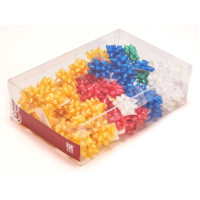 Fiocchi per pacchi regalo liscia natale diam. 5cm xmas conf. 72 coccarde col.ass.