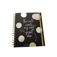 MITAMA AGENDA ACCADEMICA 18 MESI 2025-2026 SETTIMANALE SPIRALATA 18 MESI FLOWER