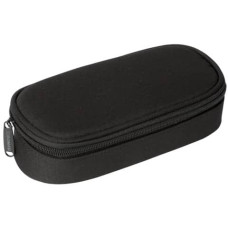 ASTUCCIO OVALINO CON CERNIERA PICCOLO DONAU 21X5,5X10,5 CM NERO