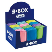 Espositore 12 astucci Favorit a 3 zip colori pastel e neon
