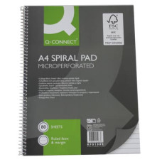 QUADERNO SPIRALATO A4  80 FF RIGHE 9 MM