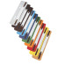 PRESSINI FERMAFOGLI  34X150 MM BIANCO CONF. DA 25