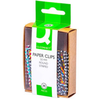 Fermagli zebra a strisce assortiti 50 mm conf. da 30 pz