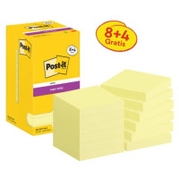 Value pack 8 post-it® canary super sticky 654 giallo 76x76 mm