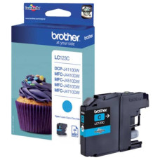 CARTUCCIA PER STAMPANTI INKJET LC-123 BROTHER CIANO  LC-123C