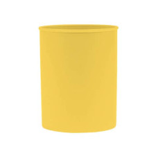 PORTAPENNE IN POLIPROPILENE ROTONDO DONAU D.7,5XH.9,5 CM RICICLABILE GIALLO PASTELLO