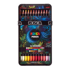 MATITE COLORATE A BASE DOLIO POSCA PENCIL - CONF. 36 PZ - COLORI ASSORTITI MKPE-200 36C MATITE COLORATE A BASE DOLIO POSCA PENCIL - CONF. 36 PZ - COLORI ASSORTITI MKPE-200 36C