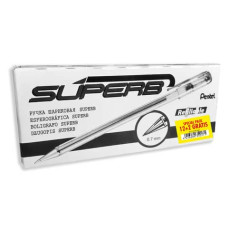PENNA A SFERA PENTEL SUPERB 0,7 MM IN PROMOPACK DA 12   2 OMAGGIO