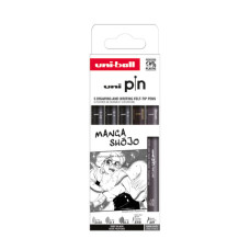 FINELINER PIN MANGA SHOJO UNI MITSUBISHI - CONF. 12 PZ - PUNTE ASSORTITE M PIN ASP016 FINELINER PIN MANGA SHOJO UNI MITSUBISHI - CONF. 12 PZ - PUNTE ASSORTITE M PIN ASP016