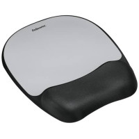 Tappetino mouse con poggiapolsi Fellowes memory foam