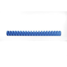 SPIRALI IN PLASTICA PER RILEGATURA A 21 ANELLI - 22 MM A4 - FINO A 195 FOGLI - CONF DA 100 DORSI GBC BLU - 4028622