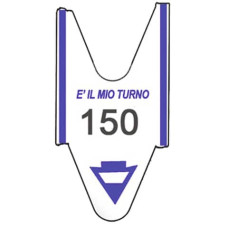 ROTOLO TAGLIANDI PER ELIMINACODE PRINTEX 2000 TAGLIANDI A 3 CIFRE BLU CONF. 5 ROTOLI - TR/ROLL/BLU3