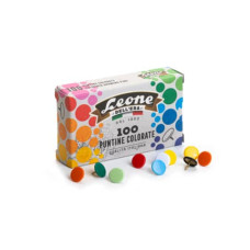 PUNTINE DA DISEGNO LEONE DELL'ERA DIAMETRO TESTA 9,5 MM COLORI ASSORTITI - SCATOLA DI CARTONE DA 100 PEZZI PPC10012