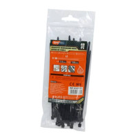 Fascette fermacavo in nylon Emi 150x3,6 mm colore nero conf. da 40 pezzi