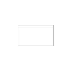 BUSTE ADESIVE SUL RETRO METHODO DL TRASPARENTE - 228X120 MM - CONF. 1000 PEZZI - X100004
