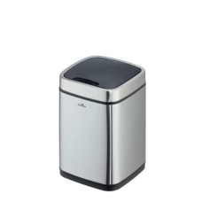 CESTINO CON SENSORE DURABLE NO TOUCH ARGENTO METALLIZZATO - CAPIENZA 6 LT - 3420-23