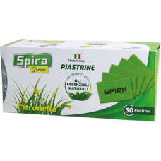 PIASTRINE AGLI OLI ESSENZIALI SPIRA GREEN - CONF. 30 PZ - PROFUMAZIONE ALLA CITRONELLA - 64707