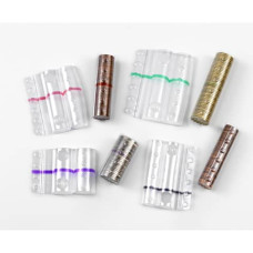 BLISTER PER MONETE HOLENBECKY 20 CENT CAPACITA 40 MONETE PLASTICA TRASPARENTE CONFEZIONE DA 100 BLISTER - 8007TRBC