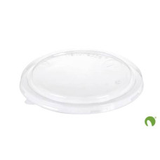 COPERCHIO BIO IN PLA SCATOLIFICIO DEL GARDA NATURE WORKS Ø190 MM TRASPARENTE PER CONTENITORE S120 - CONF. 50 PZ
