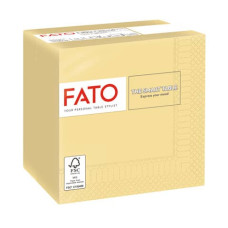 TOVAGLIOLI PIEGATI 2 VELI FATO SMART TABLE PURA CELLULOSA 24X24 CM CHAMPAGNE CONF. 100 PEZZI - 82541003
